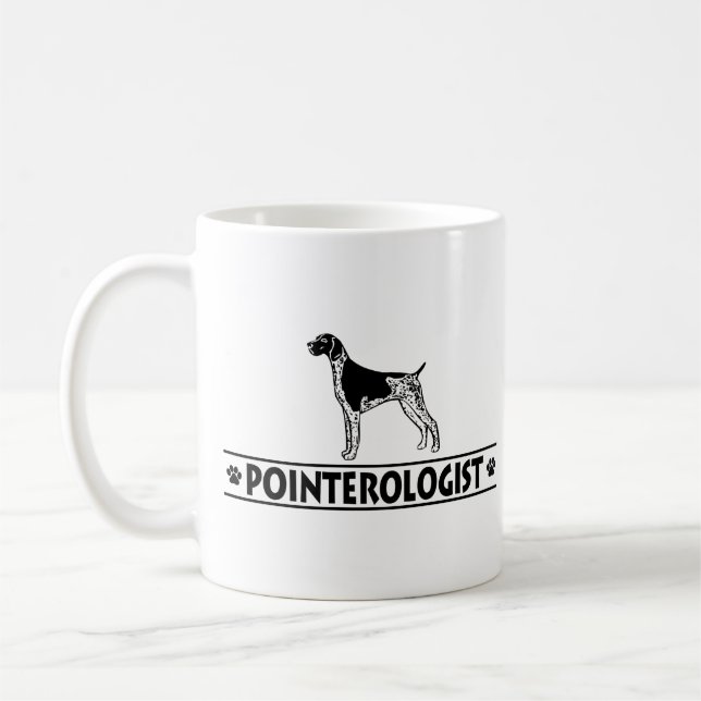 Humourous German Shorthaired Pointer Coffee Mug (Left)