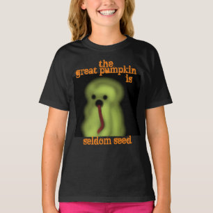 Humourous Ghost Marvin Great Pumpkin Seldom Seed T-Shirt