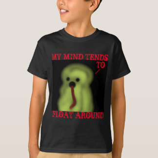 Humourous Ghost Marvin My Mind Floats Around - Fun T-Shirt