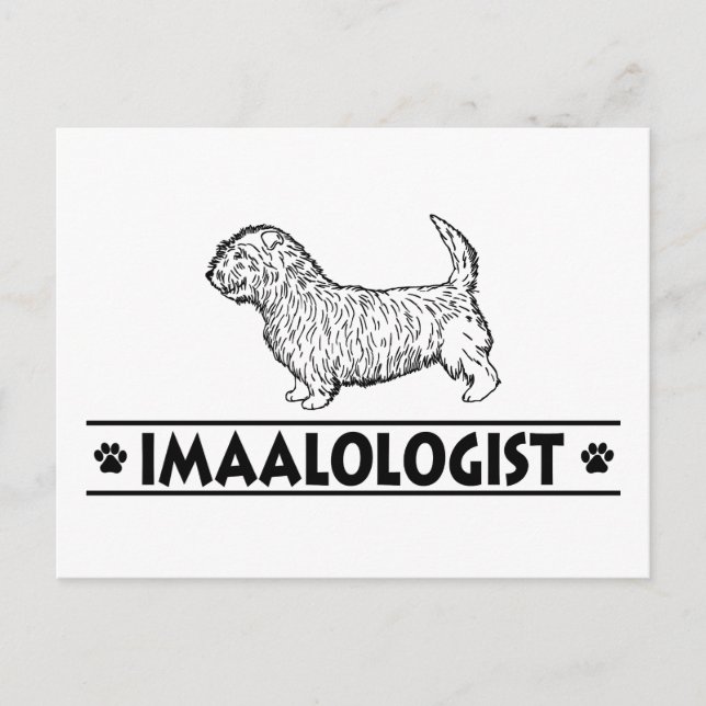 Humourous Glen of Imaal Terrier Postcard (Front)