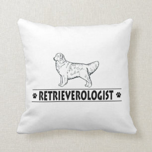 Humourous GOLDEN RETRIEVER Cushion
