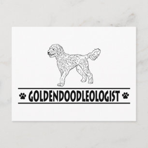 Humourous Goldendoodle Postcard