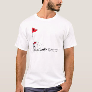Humourous Golfing Dog T-Shirt