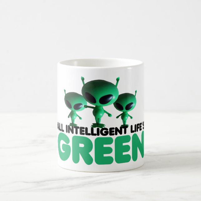 Humourous green coffee mug (Center)