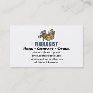 Humourous Handyman Business Card