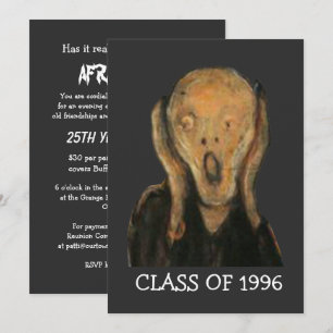 Humourous High School or College Reunion Invitatio Invitation