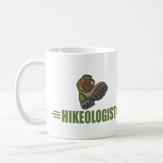 Humourous Hiking Coffee Mug (Left)