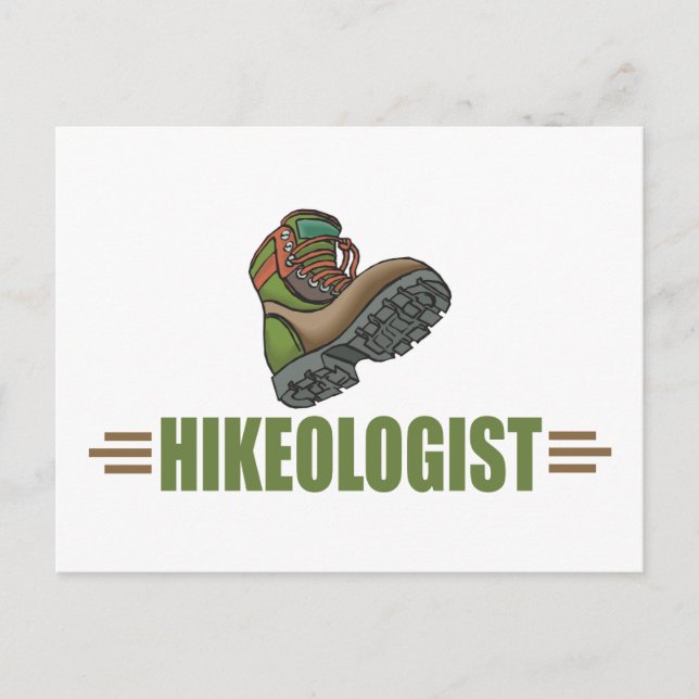 Humourous Hiking Postcard (Front)