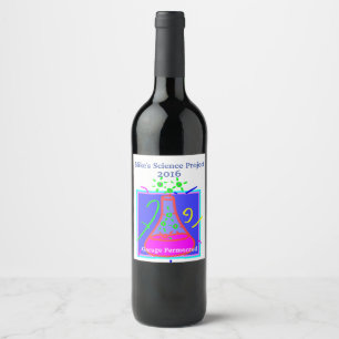 Humourous Home Made Custom Wine Label