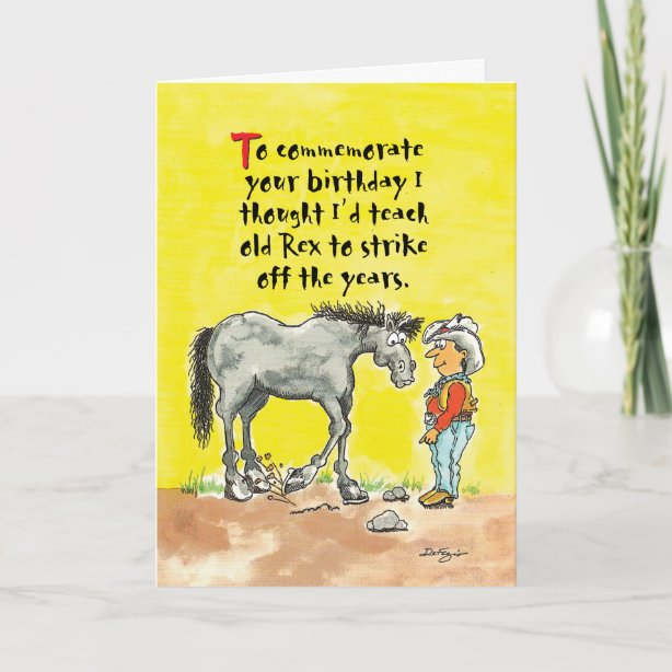 Funny Horse Cards | Zazzle UK