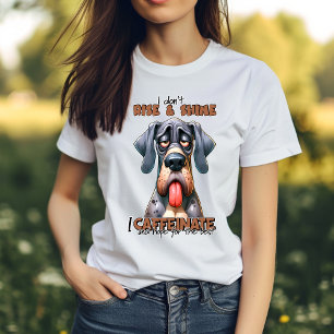 Humourous Hound: The Funny Dog Typographic T-Shirt