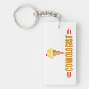 Humourous Ice Cream Key Ring