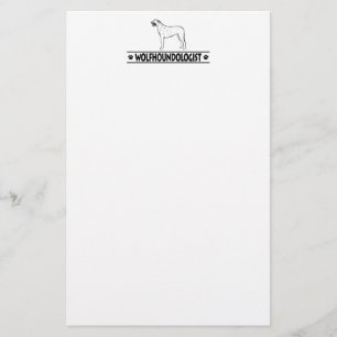 Humourous Irish Wolfhound Stationery
