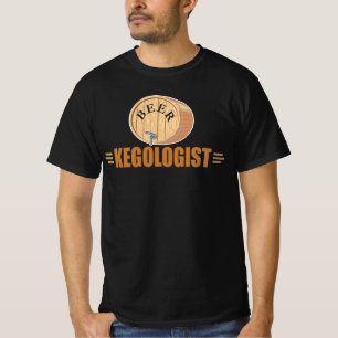 Humourous Kegologist Beer Drinking Keg T-Shirt
