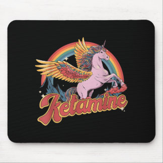 Humourous Ketamine Horse Emergency Funny Mental He Mouse Mat