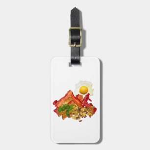 Humourous Ketchup Gone Squatchin for Bacon Luggage Tag