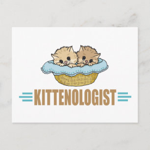 Humourous Kitten Lover Postcard