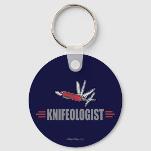 Humourous Knife Collector Key Ring