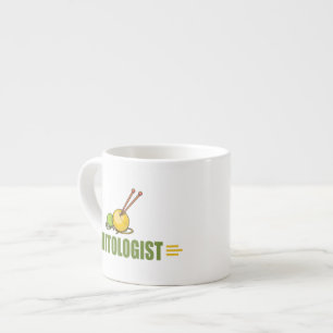 Humourous Knitting Espresso Cup