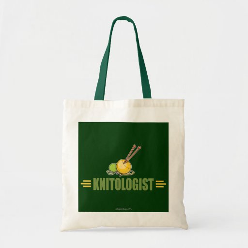 Image of Humourous Knitting Tote Bag