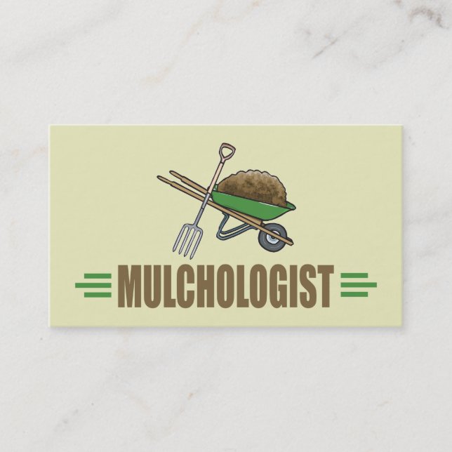 Humourous Landscaping Business Card (Front)