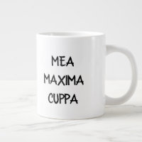 Humourous Latin Catholic Mea Maxima Cuppa