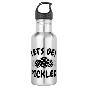 Humourous Let's Get Pickled 532 Ml Water Bottle