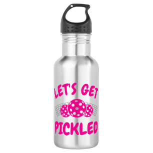 Humourous Let's Get Pickled  532 Ml Water Bottle