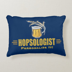 Humourous LOVE Beer Hops Brew Craft Brewery Funny Decorative Cushion