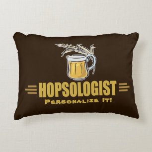Humourous LOVE Beer Hops Brew Craft Brewery Funny Decorative Cushion