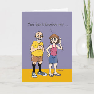 Humourous Lucky Husband Anniversary Card