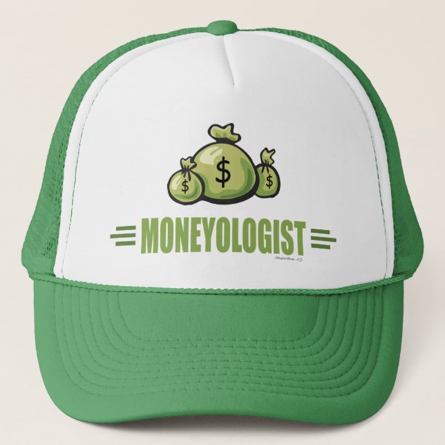 Humourous Money Trucker Hat (Front)