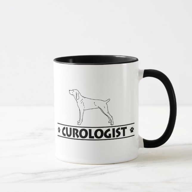 Humourous Mountain Cur Mug (Right)
