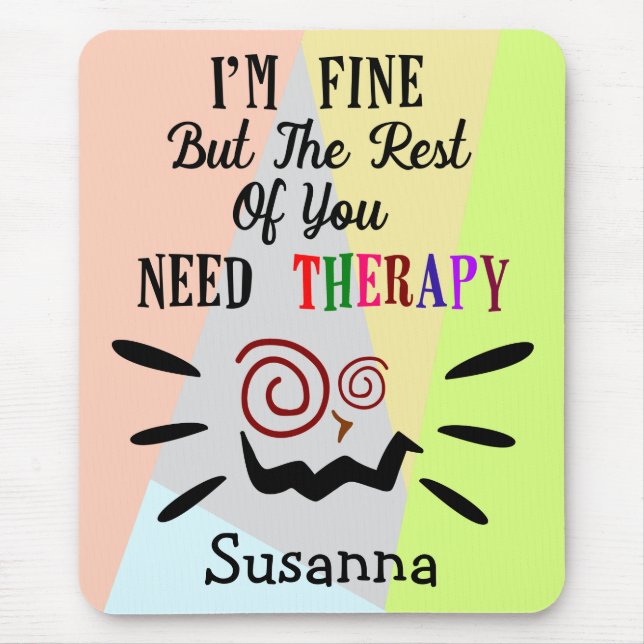 Humourous Mouse Mat (Front)