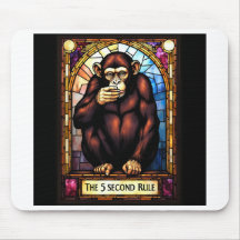humourous mousepad.  The 5 second rule 