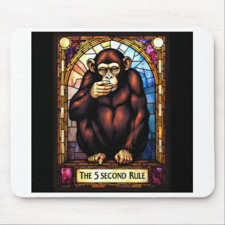 humourous mousepad.  The 5 second rule  Mouse Mat