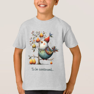 Humourous Partridge in a Pear Tree Whimsical T-Shirt