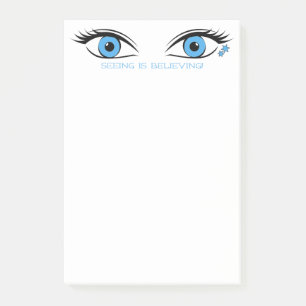 Humourous Piercing Blue Eyes for Mum's Notes