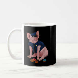 Humourous Police Doughnut Pig Cop For Policemen Sh Coffee Mug