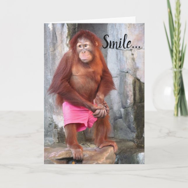 Humourous positivity greeting card (Front)