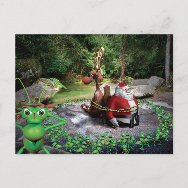 Humourous Post Cards of Santa’s Pilgrimage (Front)