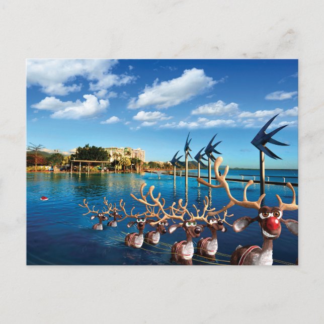 Humourous Post Cards of Santa’s Pilgrimage (Front)