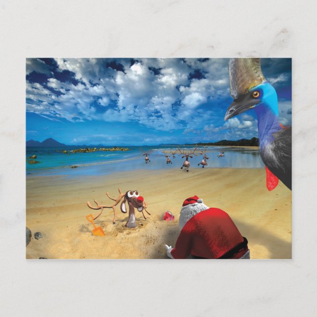 Humourous Post Cards of Santa’s Pilgrimage (Front)
