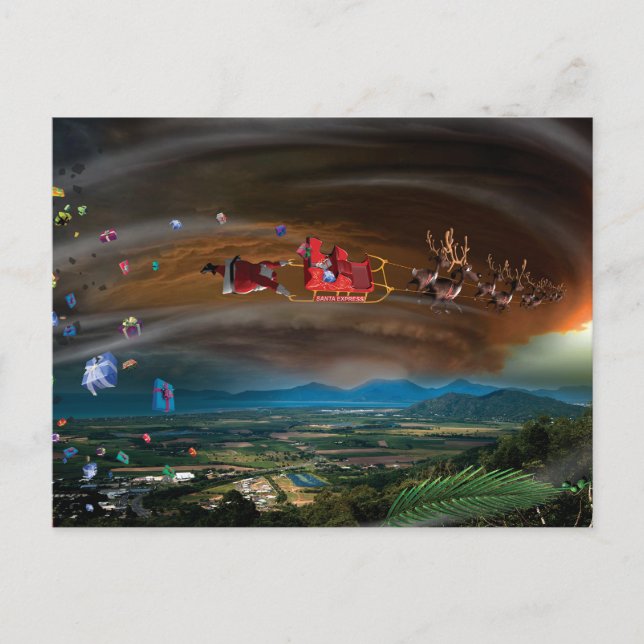 Humourous Post Cards of Santa’s Pilgrimage (Front)