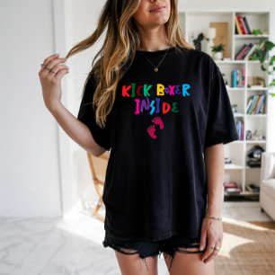 Humourous pregnancy fingerprint colourful T-Shirt