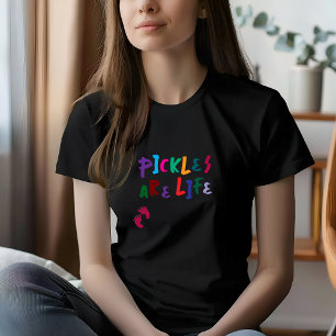 Humourous pregnancy fingerprint colourful T-Shirt