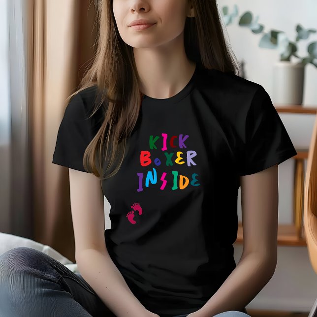 Humourous pregnancy fingerprint colourful T-Shirt (Creator Uploaded)