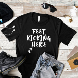 Humourous pregnancy fingerprint white T-Shirt
