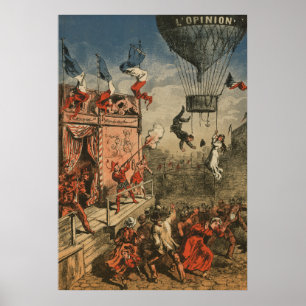 Humourous Print Of A Theatrical Performer