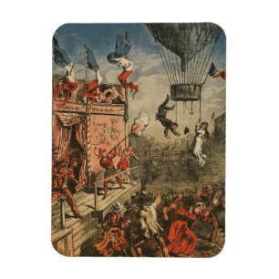Humourous Print Of A Theatrical Performer Magnet